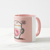 Koffie Meetups Vriendschap Geluk Ontwerp Mok (Voorkant rechts)