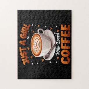 Koffie meisjes vrouwen gewoon een meisje dat van k legpuzzel