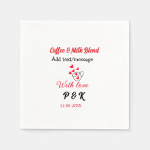 Koffie & melk blend liefdesrelatie koffie rode har