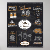 Koffie Menu Poster (Voorkant)