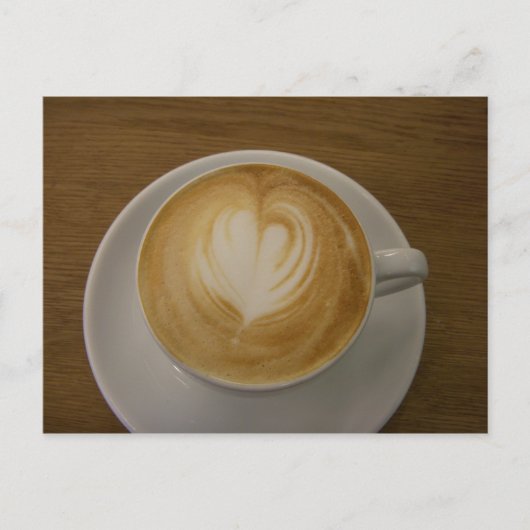 Koffie met Briefkaart van liefde (Voorkant)