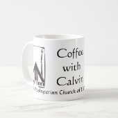 Koffie met Calvin-mok Koffiemok (Voorkant links)