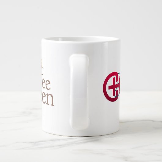 Koffie met Colleen Large (20 oz) Mok (Achterkant)