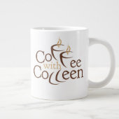 Koffie met Colleen-Mok met Motif Grote Koffiekop (Rechts)