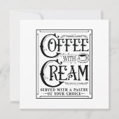 Koffie met Cream Kaart (Voorkant)