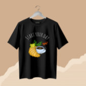 Koffie met croissant t-shirt