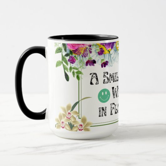 Koffie met een glimlach mok (Links)