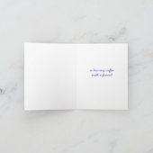 Koffie met een vriend is therapie kaart (Binnen)