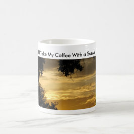 Koffie met een zonnebank koffiemok