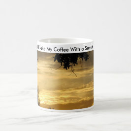Koffie Met Een Zonsondergang - Koffiemok