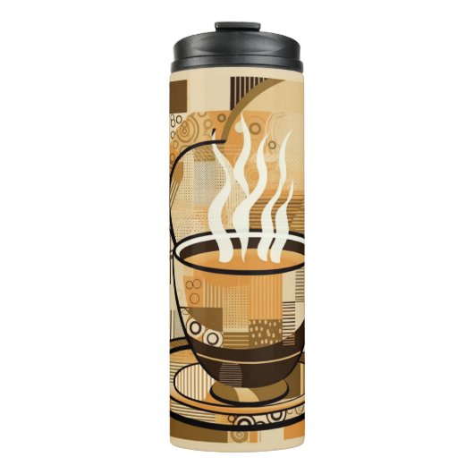 Koffie met eigen naam thermosbeker (Voorkant)