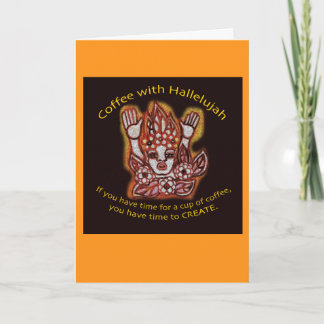 Koffie met Hallelujah Kaart