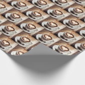 Koffie met hart en bonen cadeaupapier (Hoek)