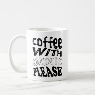 koffie met havermelk koffiemok