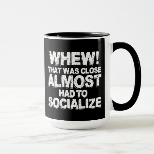 Koffie met introverts mok (Rechts)