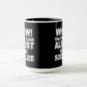 Koffie met introverts mok (Midden)
