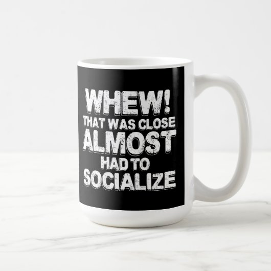 Koffie met introverts mok (Rechts)