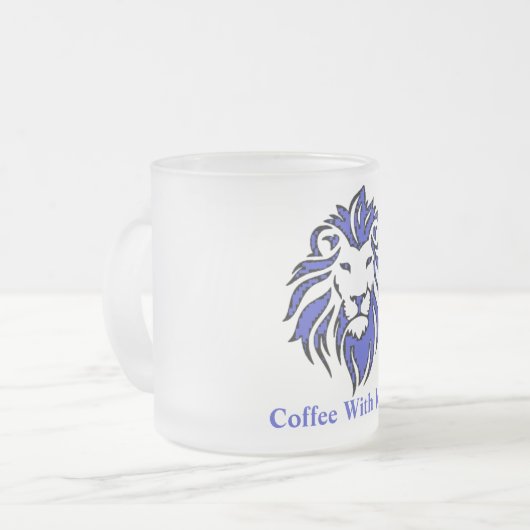 koffie met Jezus Matglas Koffiemok (Voorkant links)