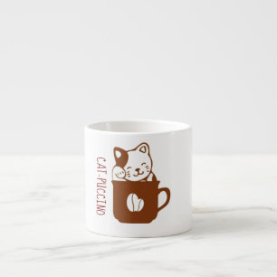 Koffie met kat knuffel mok