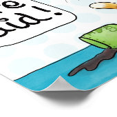 Koffie met kattenkat poster (Hoek)