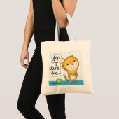 Koffie met kattenkat tote bag (Voorkant (product))