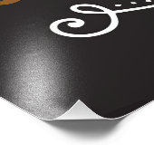 Koffie met koffie foto afdruk (Hoek)