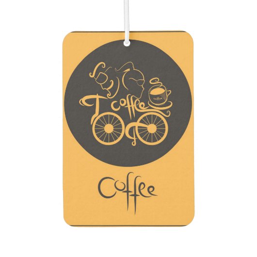 Koffie met koffie luchtverfrisser (Voorkant)