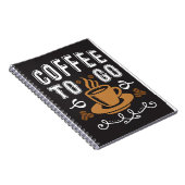 Koffie met koffie notitieboek (Rechterzijde)