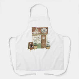 Koffie met kop schort