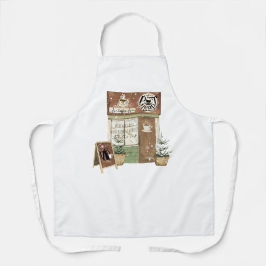 Koffie met kop schort (Voorkant)