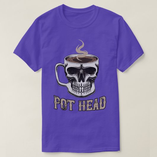 Koffie met kop t-shirt (Design voorkant)