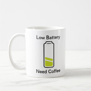 Koffie met lage batterijbehoefte koffiemok