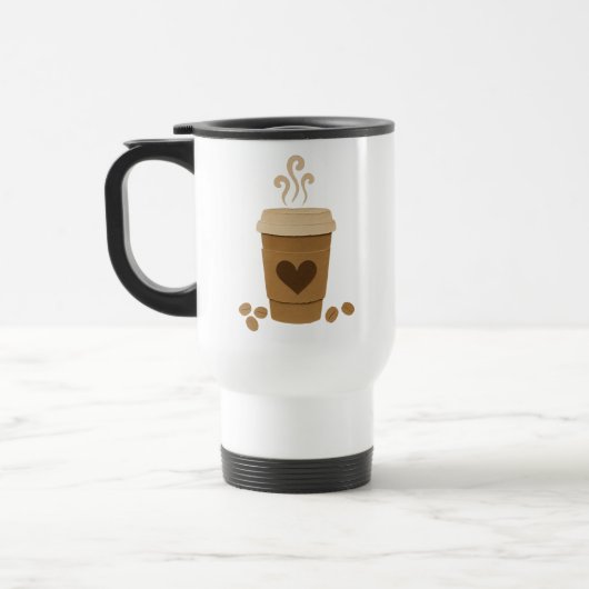Koffie met liefde reisbeker (Links)