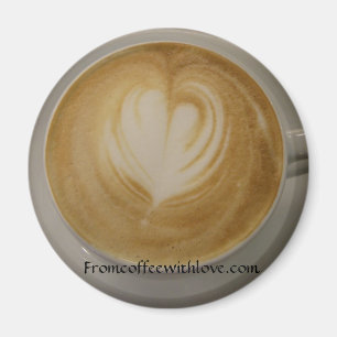 Koffie met liefdesmagneet - Gepersonaliseerd Magneet