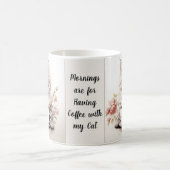 Koffie met mijn kat koffiemok (Center)