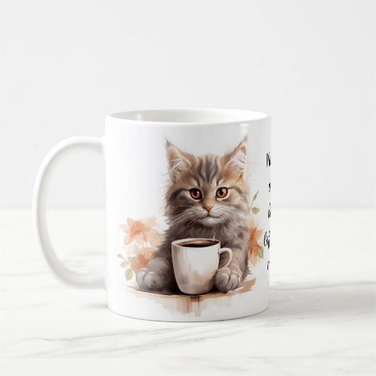 Koffie met mijn kat koffiemok (Links)