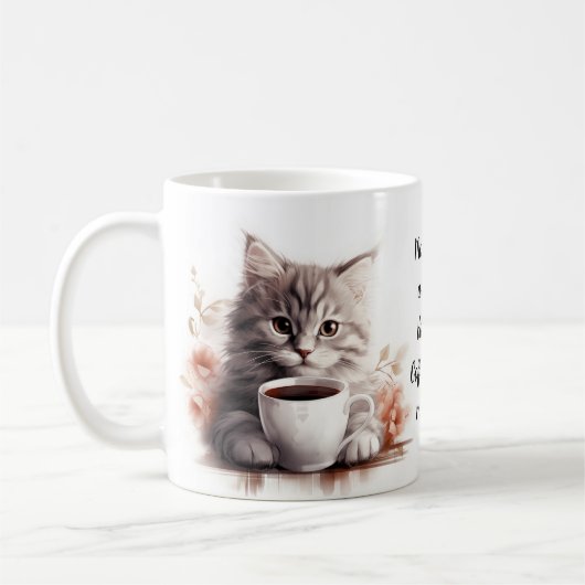 Koffie met mijn kat koffiemok (Links)