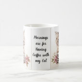 Koffie met mijn kat koffiemok (Center)