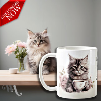 Koffie met mijn kat koffiemok