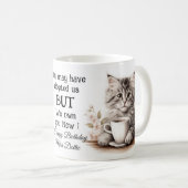 Koffie met mijn kat  koffiemok (Voorkant rechts)