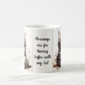 Koffie met mijn kat koffiemok (Center)