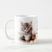 Koffie met mijn kat koffiemok (Links)