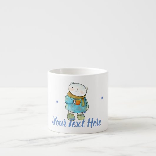 Koffie met polair Beer Espresso Kop (Voorkant)