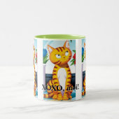 Koffie met Pro! Tweekleurige Koffiemok (Center)