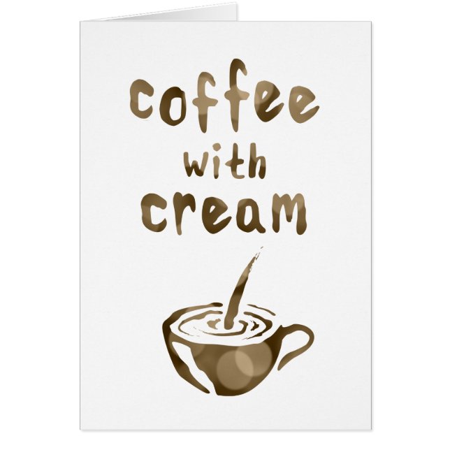 koffie met room bokeh (Voorkant)