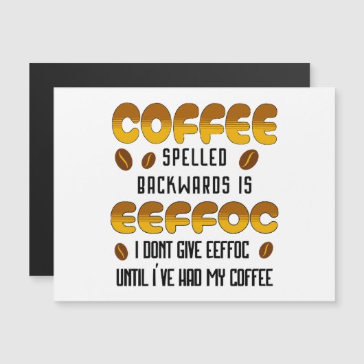 Koffie met ruggegraat (Voorkant / Achterkant)