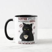 Koffie met rugspeling weet alleen maar dat mok (Links)