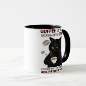 Koffie met rugspeling weet alleen maar dat mok (Voorkant rechts)