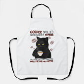 Koffie met rugspeling weet alleen maar dat schort (Voorkant)