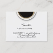 Koffie met Stain Chubby Visitekaartje (Voorkant)